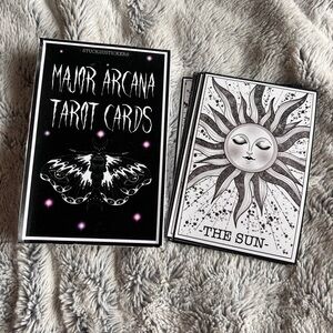 Major Arcana Tarot Cards Deck - Black & White